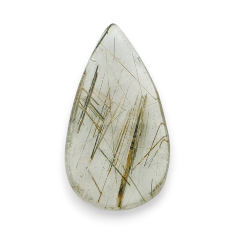 Kwarc z rutylem kaboszon 32x18 mm nr 119