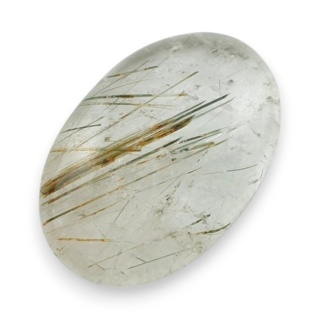 Kwarc z rutylem kaboszon 32x22 mm nr 138