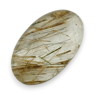 Kwarc z rutylem kaboszon 33x20 mm nr 118