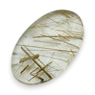 Kwarc z rutylem kaboszon 33x21 mm nr 165