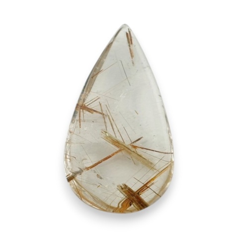 Kwarc z rutylem kaboszon 35x20 mm nr 159