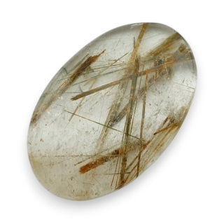 Kwarc z rutylem kaboszon 35x22 mm nr 136