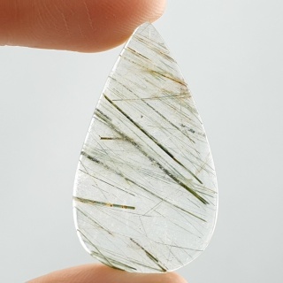 Kwarc z rutylem kaboszon 36x21 mm nr 129