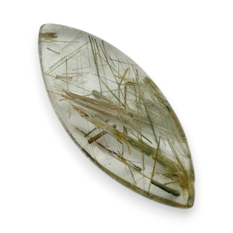 Kwarc z rutylem kaboszon 43x18 mm nr 123