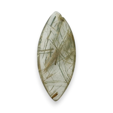 Kwarc z rutylem kaboszon 43x18 mm nr 123