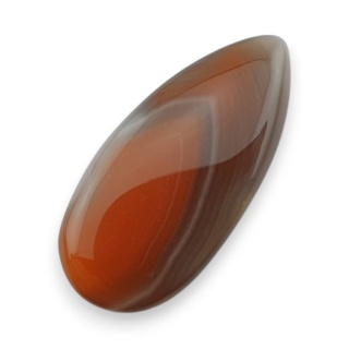 Botswana agate cabochon 33x16 mm no 52