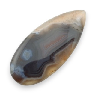 Agat botswana kaboszon 43x20 mm nr 117