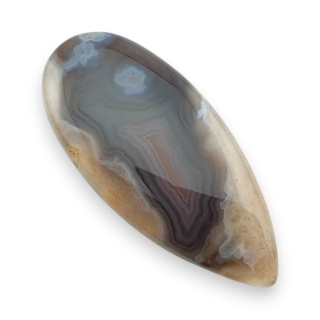 Agat botswana kaboszon 43x20 mm nr 117