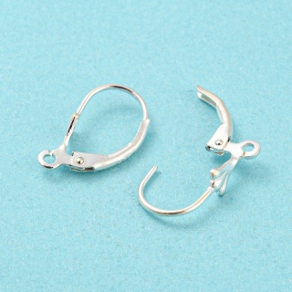 English decorative hooks silver 925 16x9 mm 2