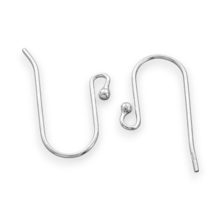 Bigle z kulką srebro 925 22x12 mm 2 szt