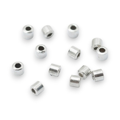 Koralik zaciskowy srebro 925 2x2 mm 4 szt.