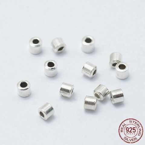Koralik zaciskowy srebro 925 2x2 mm 4 szt.