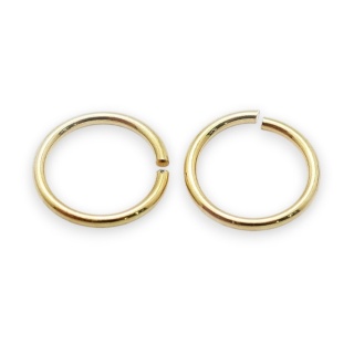 Ogniwo srebro 925 3x0,7 mm 4 szt pozłacane