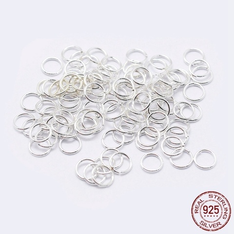 Ogniwo srebro 925 5x0,8 mm 4 szt
