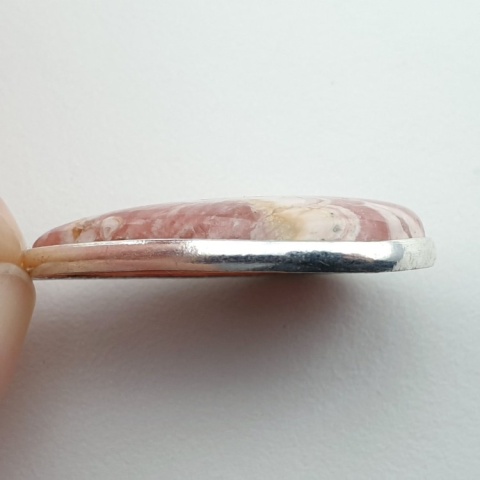 Rhodochrosite pendant 31x23 mm no 14