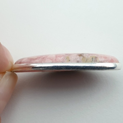 Rhodochrosite pendant 34x18 mm no 12