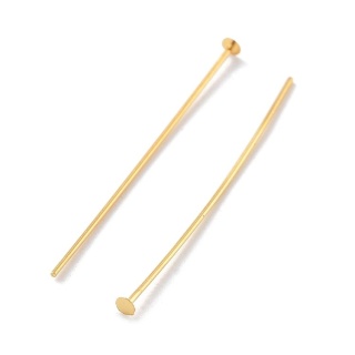 Szpilki gwoździe srebro 925 25x0,7 mm 4 szt pozłacane