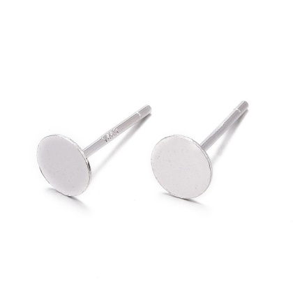 925 silver studs 5 mm 2 pcs