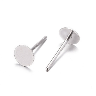 925 silver studs 5 mm 2 pcs