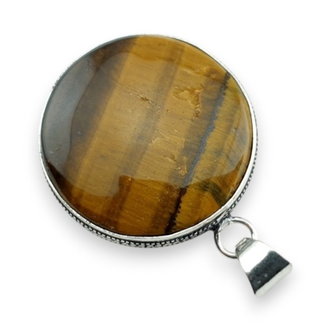 Tiger's eye pendant fi 31 mm no 70