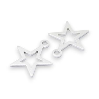 Star pendant silver 925 10.5x9 mm 1 pc