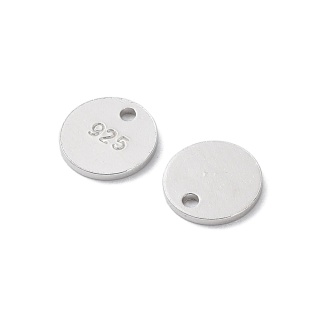 Round pendant silver 925 6 mm 1 pc