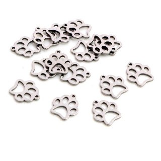 Zawieszka łapa stal szlachetna 13x11 mm 1szt