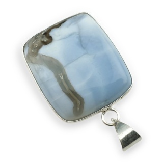 Opal niebieski zawieszka 29x26 mm nr 124