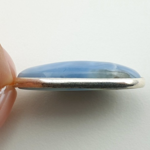 Blue opal pendant 31x18 mm no 141