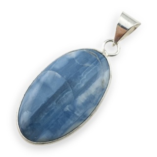 Blue opal pendant 33x20 mm no 136