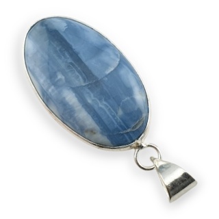 Opal niebieski zawieszka 33x20 mm nr 136