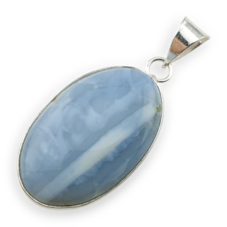 Opal niebieski zawieszka 33x21 mm nr 142