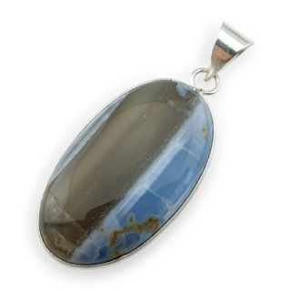 Blue opal pendant 35x20 mm no 119