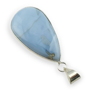 Opal niebieski zawieszka 37x21 mm nr 132