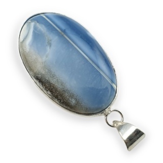 Opal niebieski zawieszka 37x23 mm nr 131