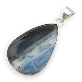 Blue opal pendant 37x24 mm no 137