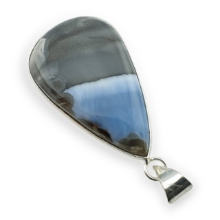 Opal niebieski zawieszka 39x22 mm nr 115