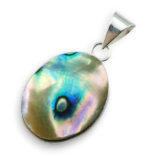 Paua abalone zawieszka 24x18 mm nr 267