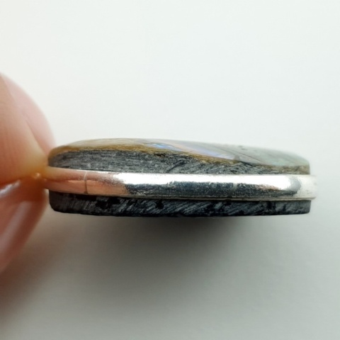 Paua abalone zawieszka 26x21 mm nr 266