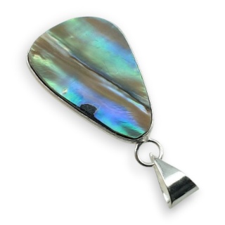 Paua abalone zawieszka 27x17 mm nr 268
