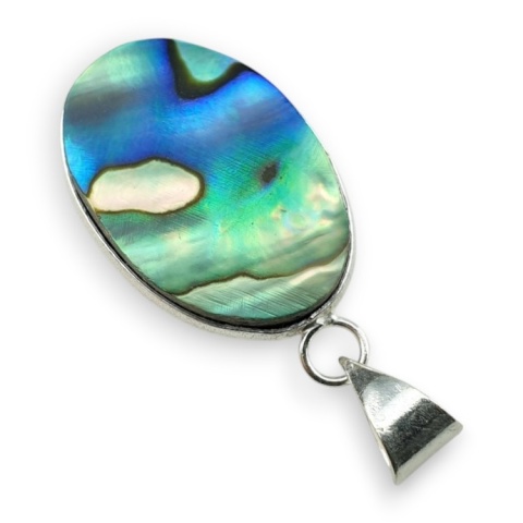 Paua abalone pendant 27x19 mm no 262