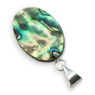Paua abalone zawieszka 27x19 mm nr 265