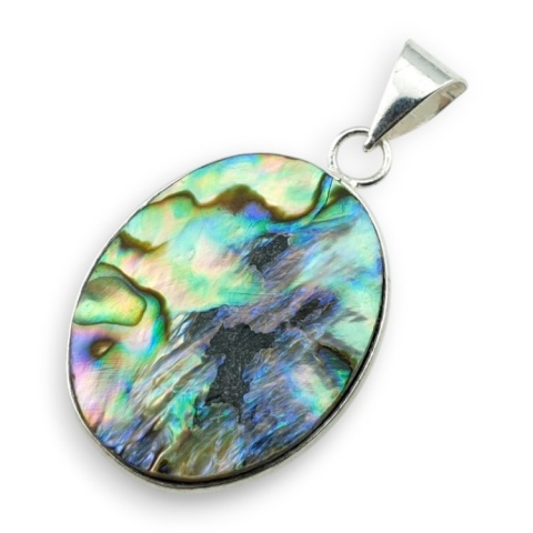 Paua abalone zawieszka 28x23 mm nr 230