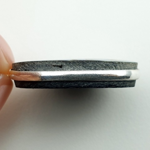 Paua abalone zawieszka 28x23 mm nr 230