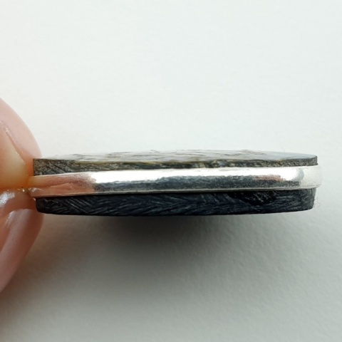 Paua abalone zawieszka 29x22 mm nr 263