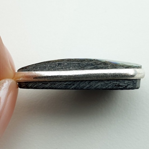 Paua abalone zawieszka 30x19 mm nr 252