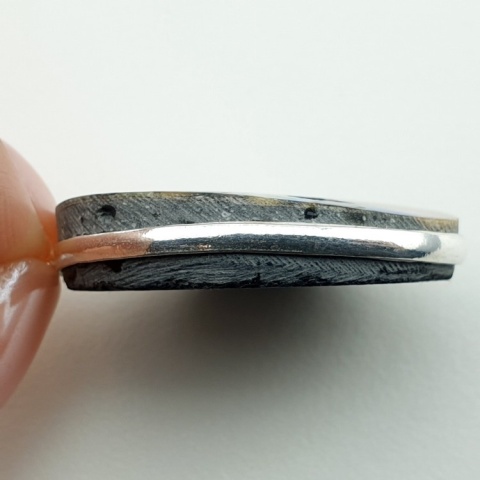 Paua abalone zawieszka 31x23 mm nr 253