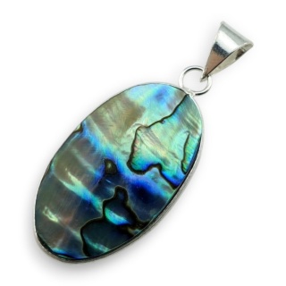 Paua abalone zawieszka 32x18 mm nr 269
