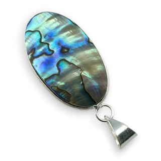 Paua abalone zawieszka 32x18 mm nr 269