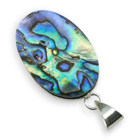 Paua abalone pendant 32x21 mm no 245